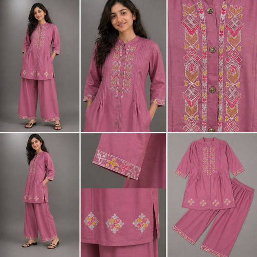 Embroidered Cord-Set