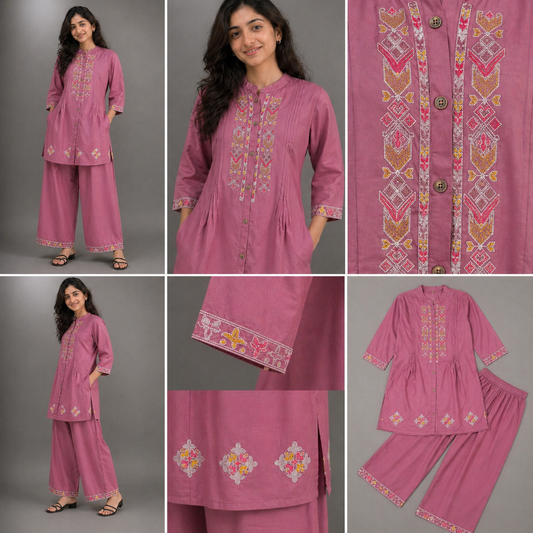 Embroidered Cord-Set