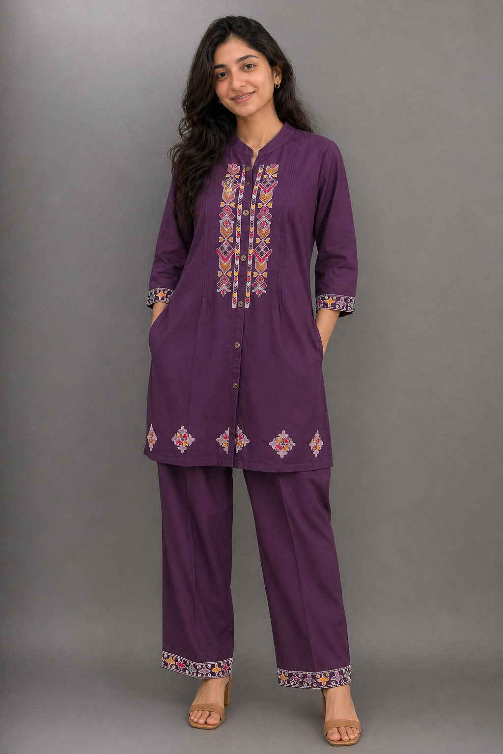 Embroidered Cord-Set