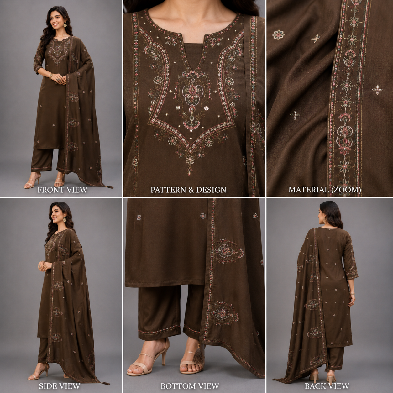 Kurta Pant Set with Dupatta